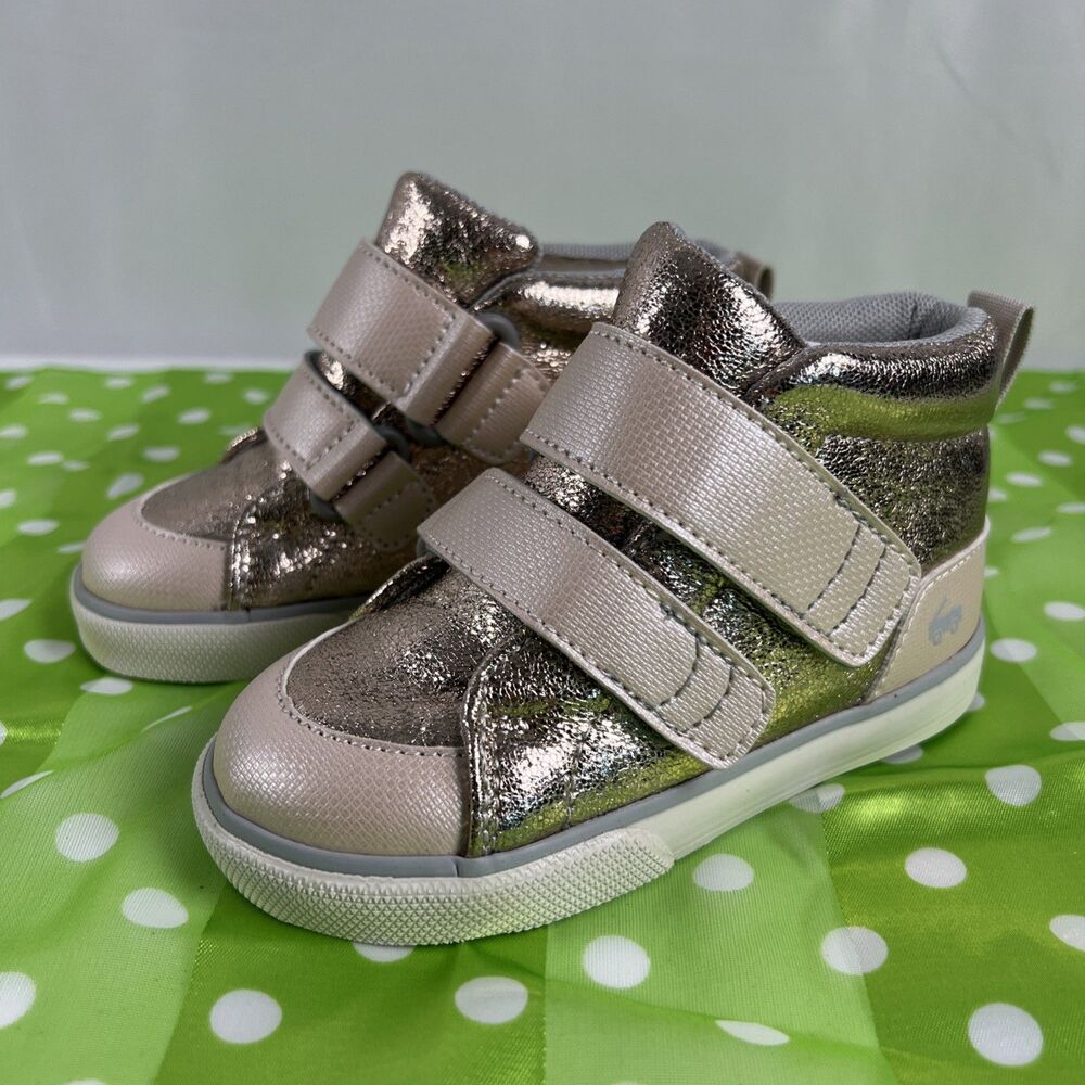 See Kai Run Dean Adapt II Rose Gold Girl's Shoes SZ 8 new-no box Princess Shoes